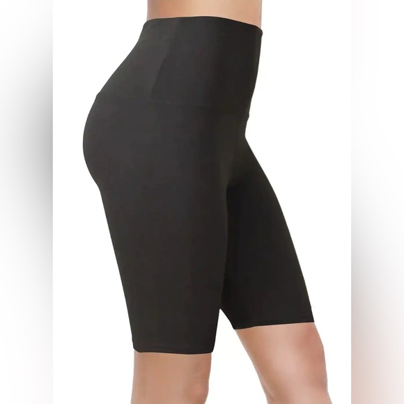 Comfy workout high waisted biker shorts - Picture 3 of 4